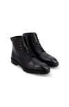 Anthony Veer Pembroke Cap-toe Boot In Black