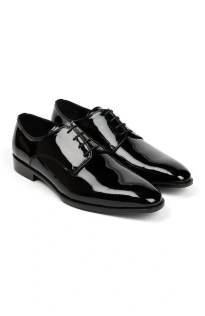 Anthony Veer Prestige Tuxedo Derby In Black Onyx Shine