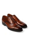 Anthony Veer Regent Cap-toe Oxford In Rustic Ember Cognac