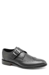 Anthony Veer Roosevelt Ii Single Monk Shoe In Black