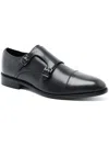 Anthony Veer Men's Roosevelt Ii Double Monk Slip-on Dress Shoe In Black