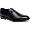 Anthony Veer Roosevelt Monk Strap Loafer In Black