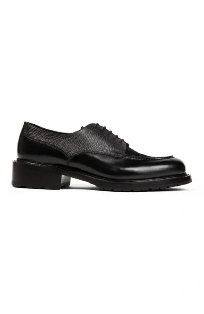 Anthony Veer Sierra Moc Shoe In Midnight Grain Black