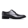 Anthony Veer Truman Plain Derby Mens Dress Shoes Wingtip Oxfords In Black