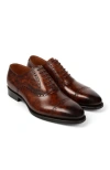 Anthony Veer Windsor Brogue In Vintage Amber Tan