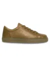 Anthony Veer Women's Emily Leather Low Top Sneakers In Olive