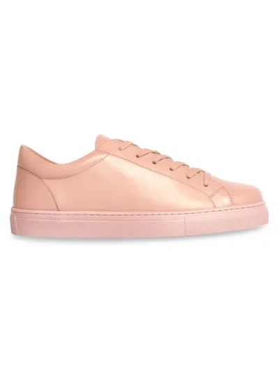 Anthony Veer Women's Emily Leather Low Top Sneakers In Pink