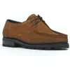 Anthony Veer Wright Moc Lace-up Boot In Brown Suede