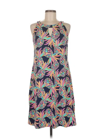 Pre-owned Anthony's Resort Wear Casual Dress In Blue