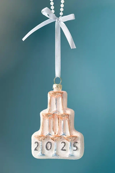 Anthropologie 2025 Glass Ornament In Multi