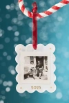 Anthropologie 2025 Picture Frame Ornament In White