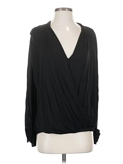 Pre-owned Anthropologie 3/4 Sleeve T-shirt In Black