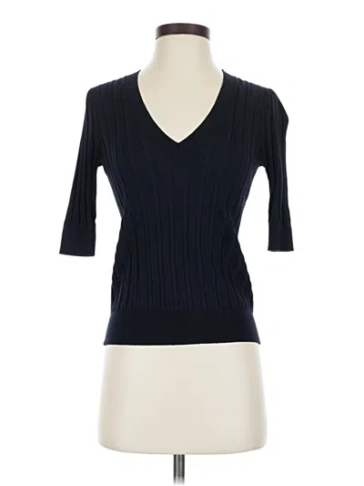 Pre-owned Anthropologie 3/4 Sleeve T-shirt In Blue