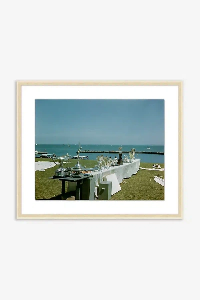 Anthropologie A Boat Day At The Bay Wall Art In White