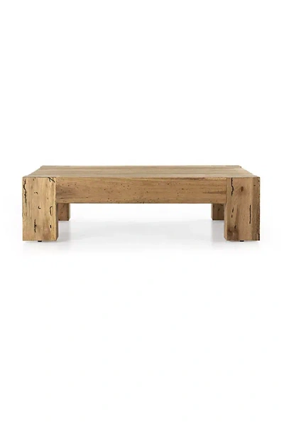 Anthropologie Abaso Rustic Square Coffee Table