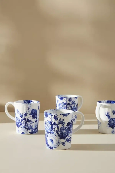 Anthropologie Set Of 4 Abi Mugs