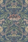 Anthropologie Acanthus Floral Vintage Peel-and-stick Wallpaper In Multi