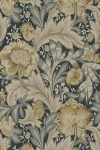 Anthropologie Acanthus Garden Floral Screen-printed Peel-and-stick Wallpaper