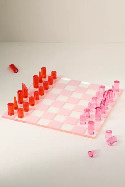 Anthropologie Acrylic Print Chess In Multi