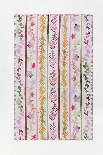 Anthropologie Aelia Printed Indoor/outdoor Rug In Multi
