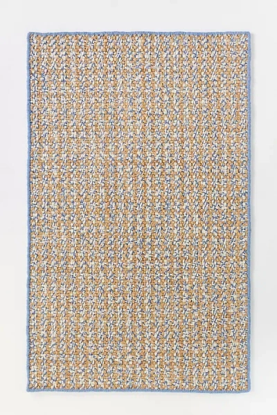 Anthropologie Agda Flatwoven Jute & Wool Blend Rug In Brown