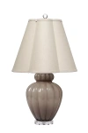 Anthropologie Agnes Taupe Glass Table Lampu200b