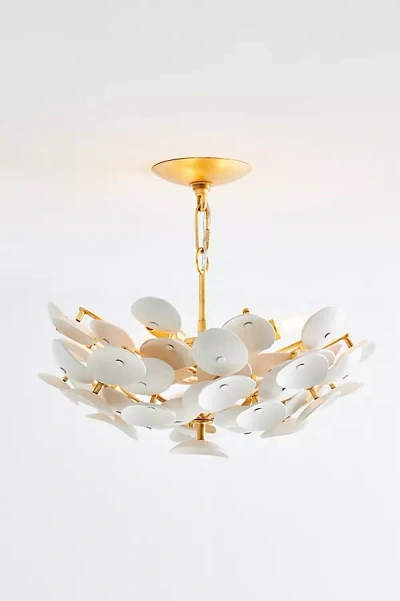 Anthropologie Aimi Semi-flush Mount In White