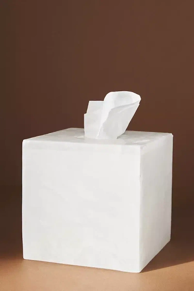 Anthropologie Alabaster Bath Tissue Box Holder In Multi