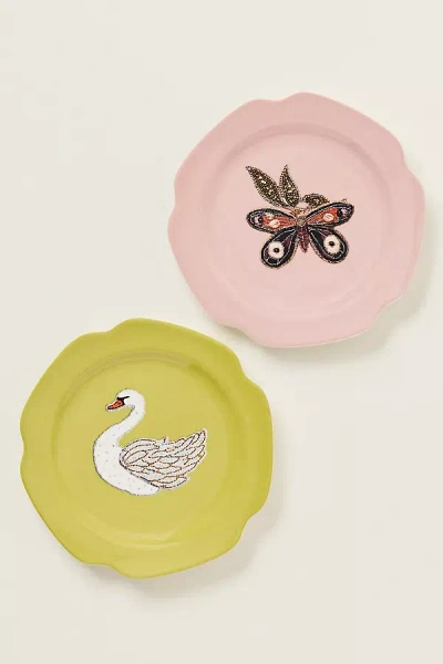 Anthropologie Alchemia Stoneware Canapé Plate In Multi