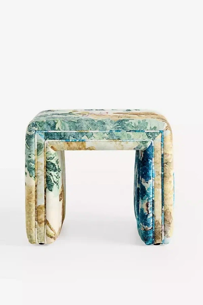 Anthropologie Alexander Judarn Tapestry Ottoman In Multi