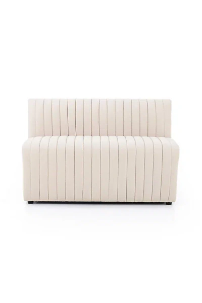 Anthropologie Alexander Performance Modular 49" Dining Bench In White