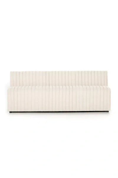 Anthropologie Alexander Performance Modular 82" Dining Bench In White