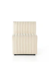 Anthropologie Alexander Performance Modular Dining Banquette Armless Chair In White