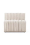 Anthropologie Alexander Performance Modular Dining Banquette Chair And A Half In White