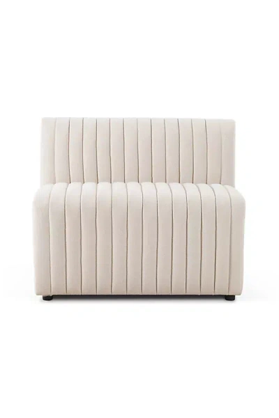 Anthropologie Alexander Performance Modular Dining Banquette Chair And A Half In White
