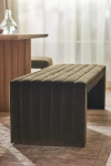 Anthropologie Alexander Tufted Bench In Green