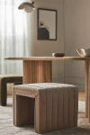 Anthropologie Alexander Tufted Ottoman In Brown