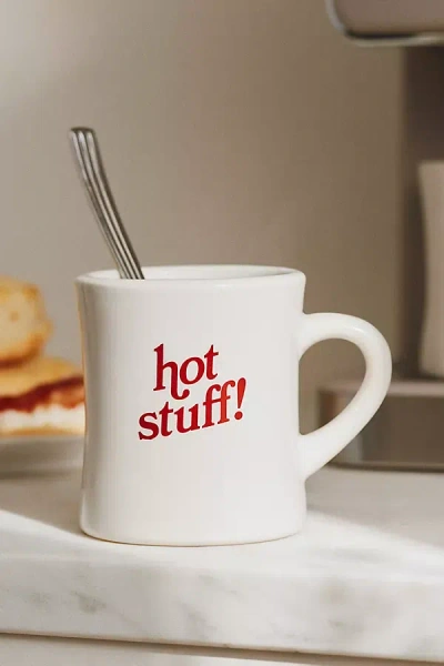 Anthropologie Alice & Wonder Stoneware Phrase Mug In Multi