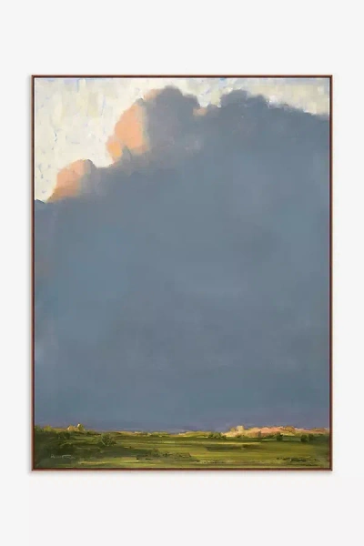 Anthropologie All Of Your Skies Wall Art In Gray