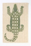 Anthropologie Ally Alligator Hand-tufted Wool Rug