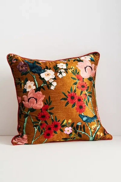 Anthropologie Alva Cushion In Brown