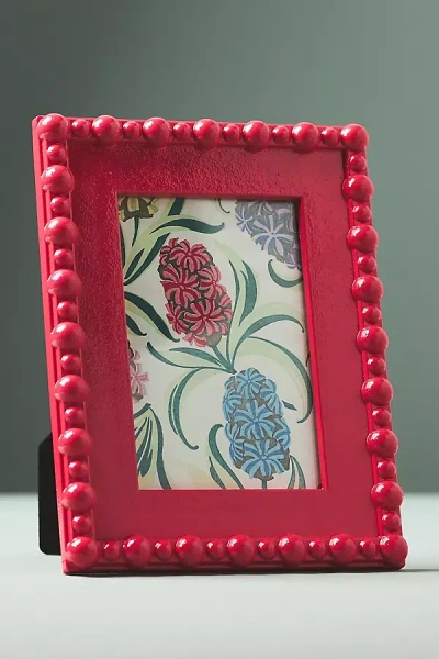 Anthropologie Amelia Wooden Frame In Pink