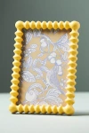 Anthropologie Amelia Wooden Frame In Yellow