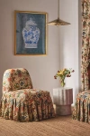Anthropologie Amelia Woven Cotton Slipcover In Multi
