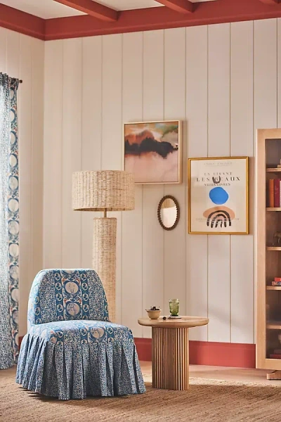 Anthropologie Amelia Woven Cotton Slipcover