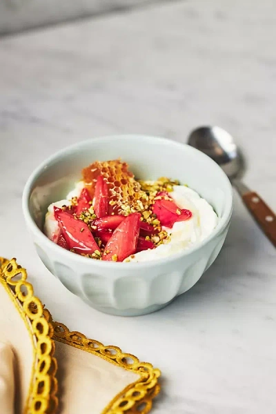 Anthropologie Amelie Latte Cereal Bowls, Set Of 4