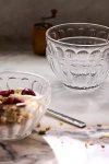 Anthropologie The Latte Glass Cereal Bowls, Set Of 4: Amelie Edition In Transparent