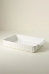 Anthropologie Amelie Latte Portuguese Baking Dish In White