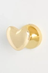 Anthropologie Amor Heart Bath Hook In Gold