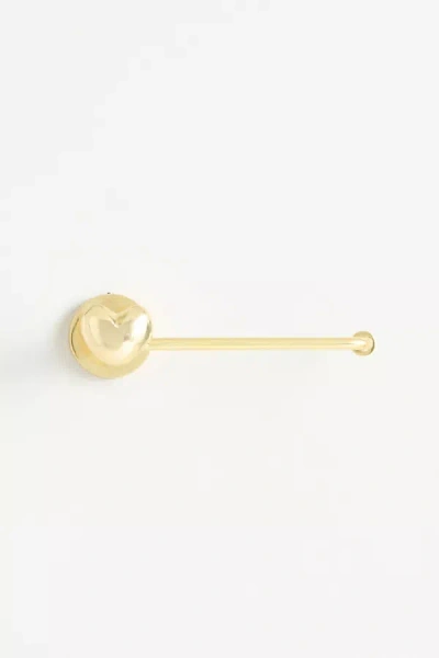 Anthropologie Amor Heart Toilet Paper Holder In Gold